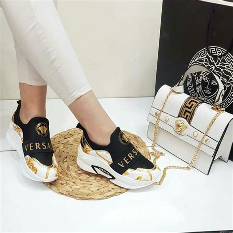 versace schlappen|versace sneakers for women.